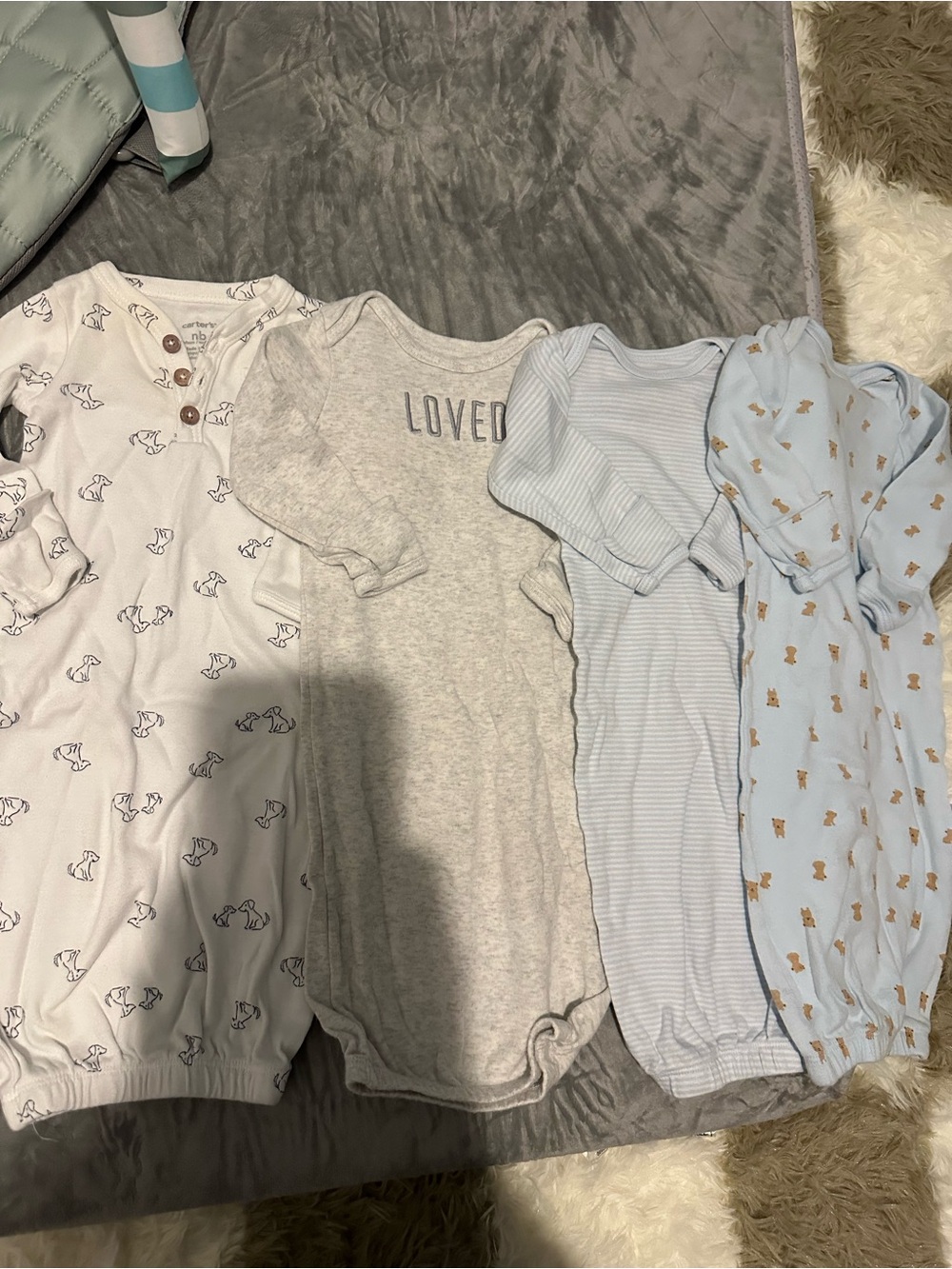 5/$25 newborn sleep sacks/night gown bundle!